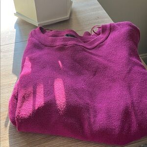 The Limited Magenta Crew Neck Sweater